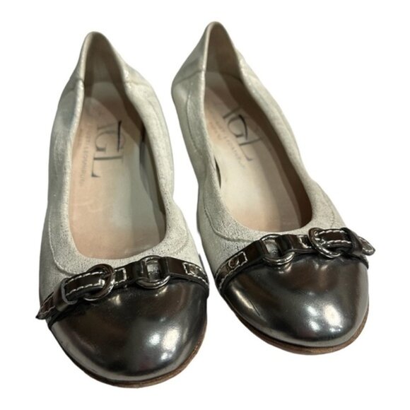 AGL Attilio Giusti Leombruni Vero Cuoio Ballet Flats Size 36 - Picture 2 of 7